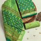 Hand Block Printed Maheshwari Silk Suit with Maheshwari Silk Dupatta