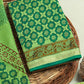 Hand Block Printed Maheshwari Silk Suit with Maheshwari Silk Dupatta
