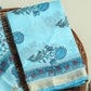 Hand Block Printed Maheshwari Silk Suit with Maheshwari Silk Dupatta
