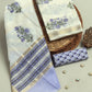 Hand Block Printed Maheshwari Silk Suit with Maheshwari Silk Dupatta