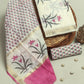Hand Block Printed Maheshwari Silk Suit with Maheshwari Silk Dupatta