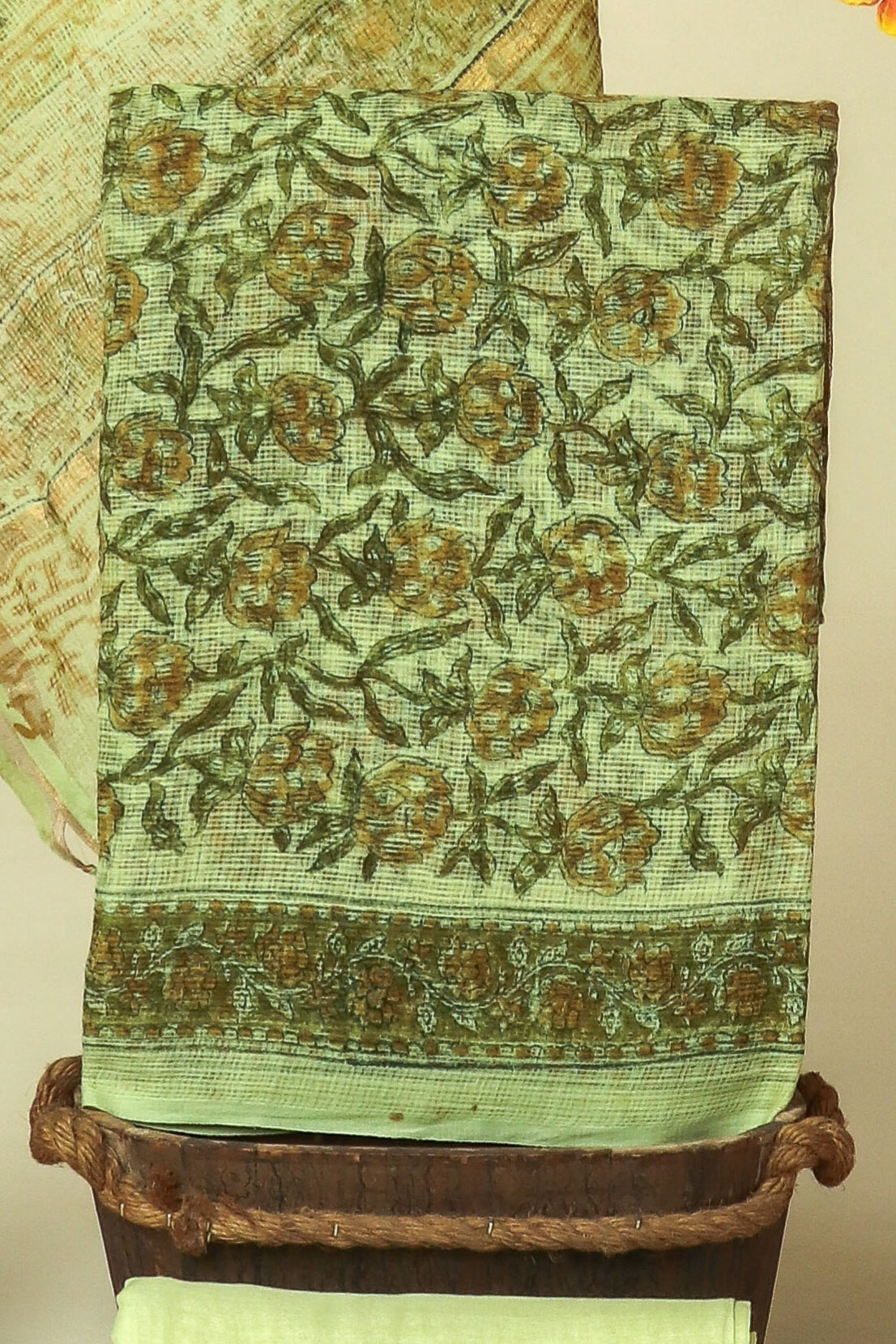 PURE KOTA DORIA SUIT WITH PURE KOTA DORIA DUPATTA WITH   (ATTACHED LINING)