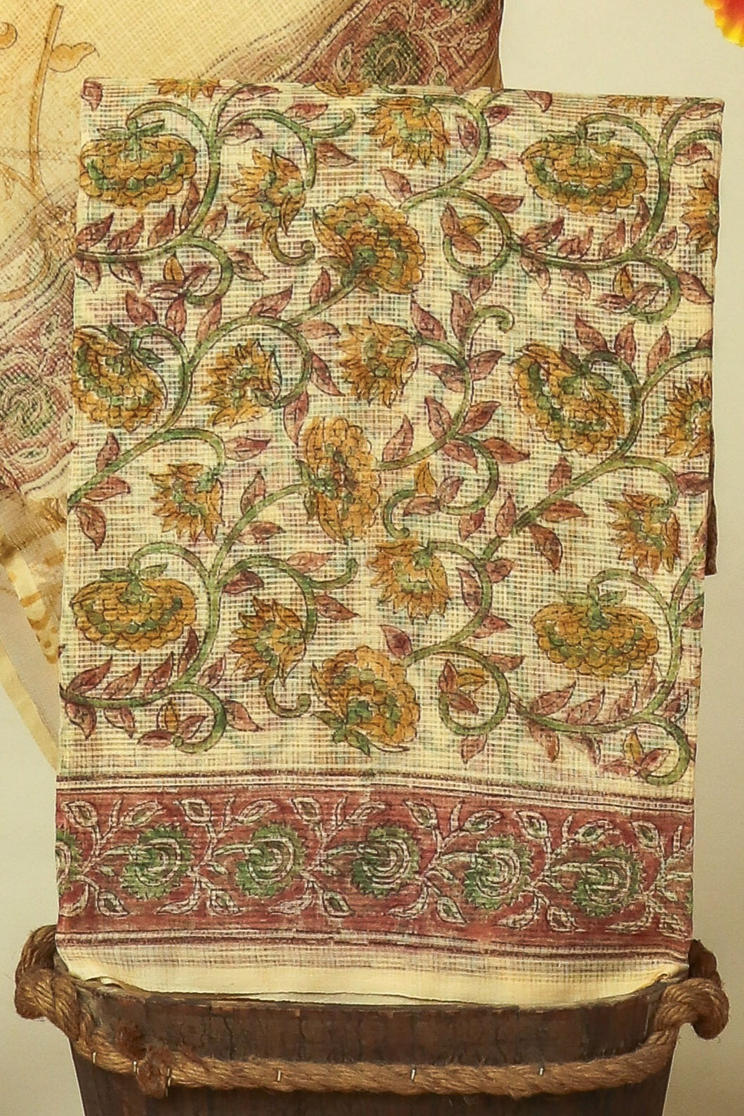 PURE KOTA DORIA SUIT WITH PURE KOTA DORIA DUPATTA WITH   (ATTACHED LINING)