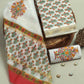 Hand Block Printed Maheshwari Silk Suit with Maheshwari Silk Dupatta