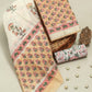 Hand Block Printed Maheshwari Silk Suit with Maheshwari Silk Dupatta