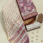Hand Block Printed Maheshwari Silk Suit with Maheshwari Silk Dupatta