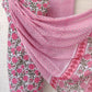 Block Printed Cotton Suit with Mulmul dupatta