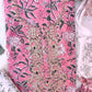 (SALE) FLORAL PRINTED COTTON GOTA PATTI SUIT WITH CHIFFON DUPATTA
