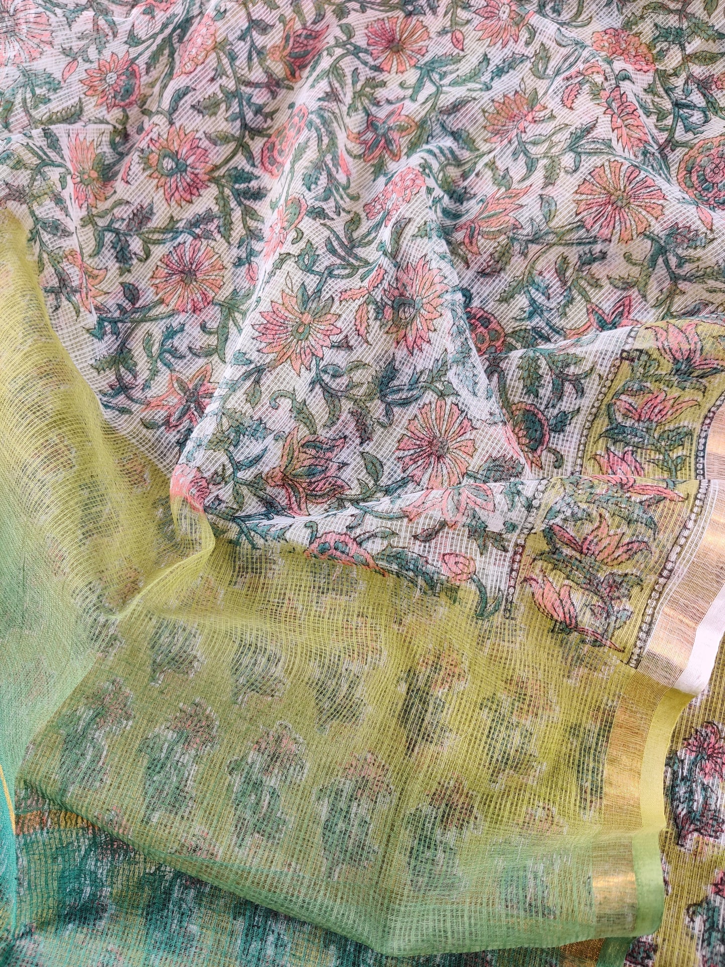 PURE KOTA DORIA SUIT WITH PURE KOTA DORIA DUPATTA