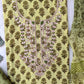 FLORAL PRINTED COTTON GOTA PATTI SUIT WITH CHIFFON DUPATTA