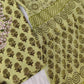 FLORAL PRINTED COTTON GOTA PATTI SUIT WITH CHIFFON DUPATTA