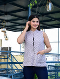 Jaipuri Reversible Quilted Cotton Sleeveless Jackets