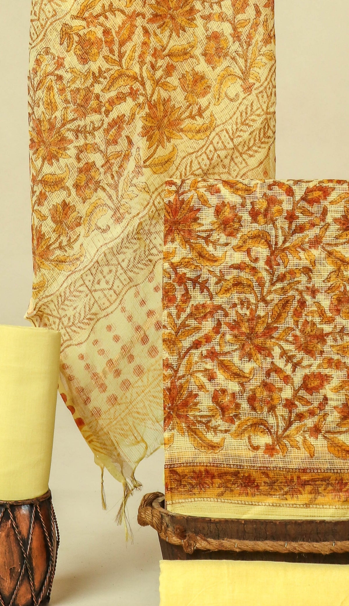 PURE KOTA DORIA SUIT WITH PURE KOTA DORIA DUPATTA WITH   (WITH LINING)