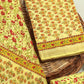 Hand Block Printed Maheshwari Silk Suit with Maheshwari Silk Dupatta