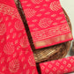 Hand Block Printed Maheshwari Silk Suit with Maheshwari Silk Dupatta