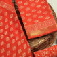 Hand Block Printed Maheshwari Silk Suit with Maheshwari Silk Dupatta