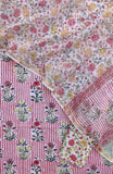Hand Block Printed Cotton Suit with Cotton Kota Doria dupatta