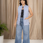 Reversible Quilted Sleeveless Jacket
