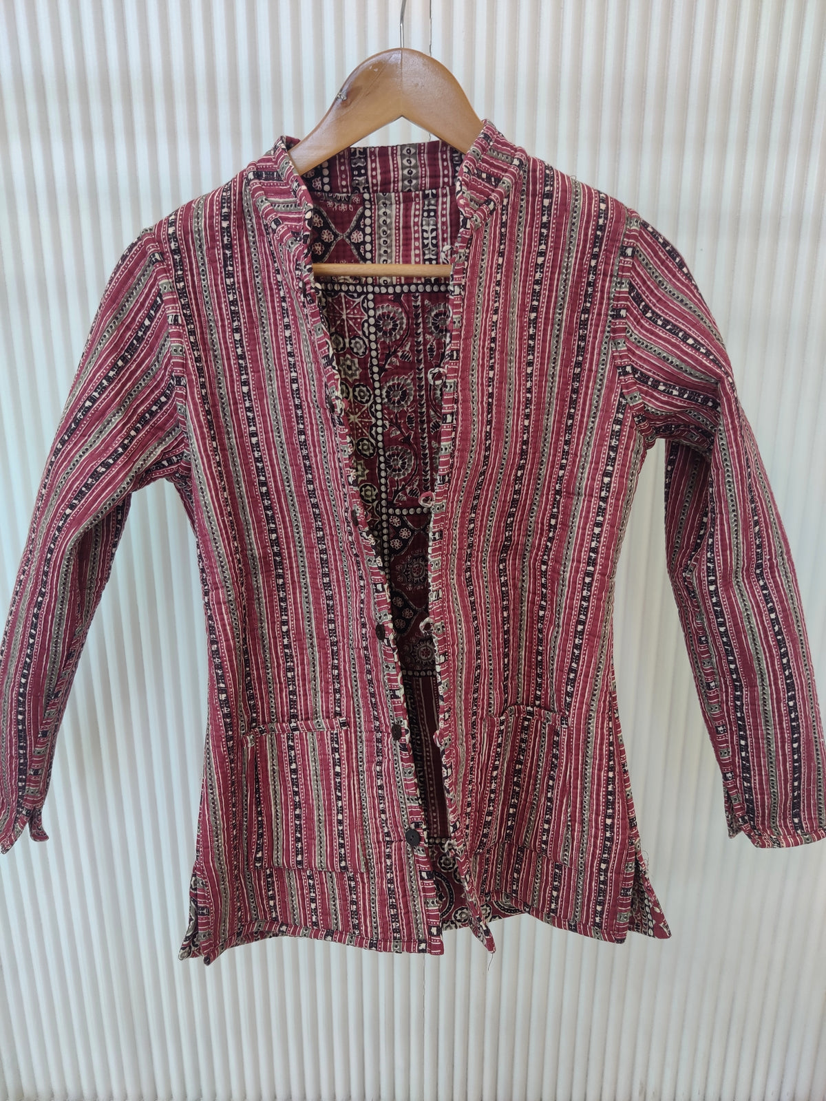 Reversible Quilted Full Sleeves Jacket