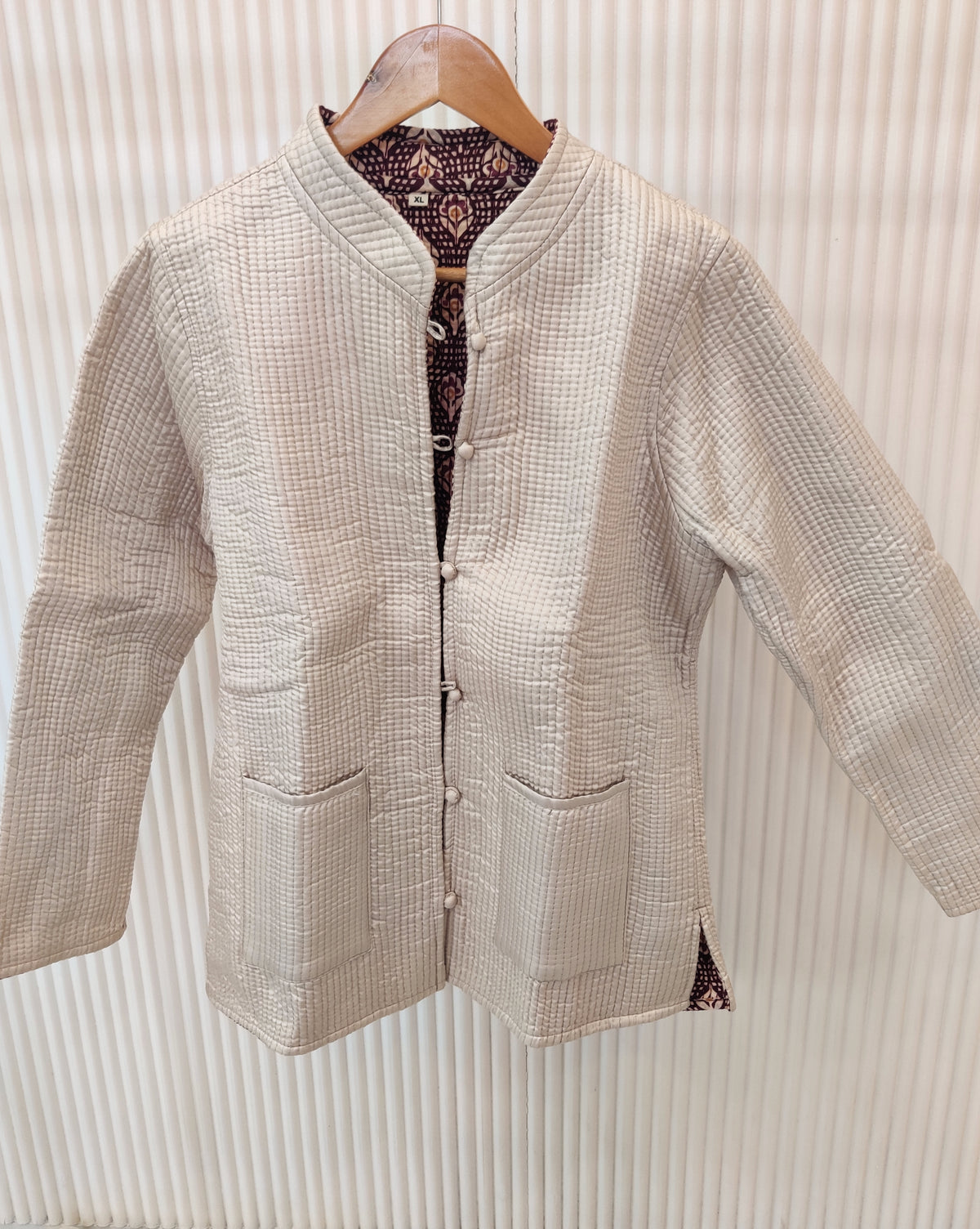 Reversible Quilted Full Sleeves Jacket