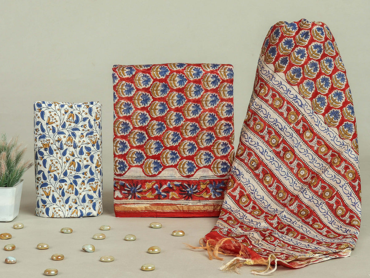 Beautiful Chanderi Silk Suits with Chanderi Silk Dupatta