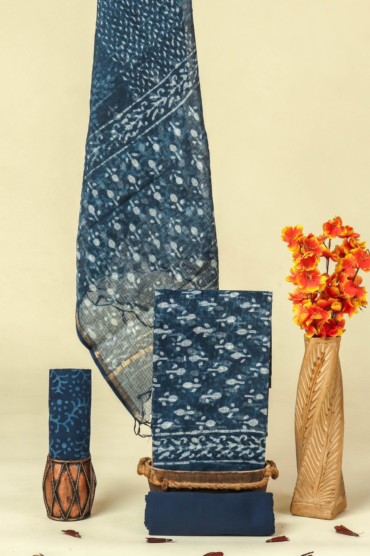 PURE KOTA DORIA SUIT WITH PURE KOTA DORIA DUPATTA WITH   (WITH LINING)