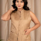 Reversible Quilted Sleeveless Jacket