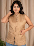 Reversible Quilted Sleeveless Jacket