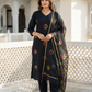 STITCHED Hand Block Printed Cotton suit with kota doria Dupatta