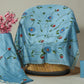 Hand Brush Painted Maheshwari Silk Suit with Maheshwari Silk Dupatta
