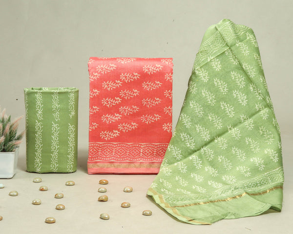 Beautiful Chanderi Silk Suits with Chanderi Silk Dupatta