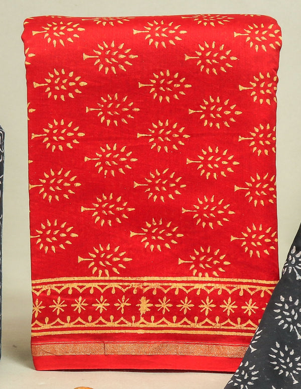 Beautiful Chanderi Silk Suits with Chanderi Silk Dupatta