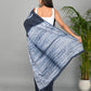 Tie and Dye Hand Block Printed Cotton Mulmul Saree with Blouse Piece