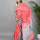 Lehriya Cotton Mulmul Saree with Blouse Piece