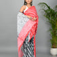 Lehriya Cotton Mulmul Saree with Blouse Piece