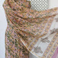 BLOCK PRINTED CHANDERI SILK SUITS WITH CHANDER SILK DUPATTA