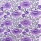 Lilac Hand Block Printed Unstitched Cotton Suit with Mulmul Dupatta