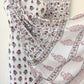 Hand Block Printed Cotton Suit With Mulmul Cotton Dupatta
