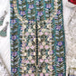 (SALE) FLORAL PRINTED COTTON GOTA PATTI SUIT WITH CHIFFON DUPATTA